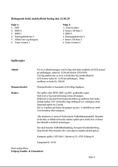 Kamp program side 2